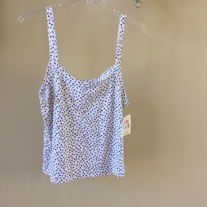 Friends of The Heart Spaghetti Strap Pajama Top 2X